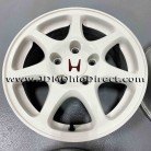 JDM EK9 Civic Type R White 5 Lug Wheels